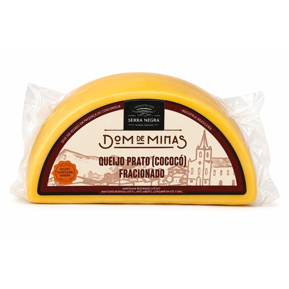 Queijo Prato Dom de Minas METADE Aprox. 500g