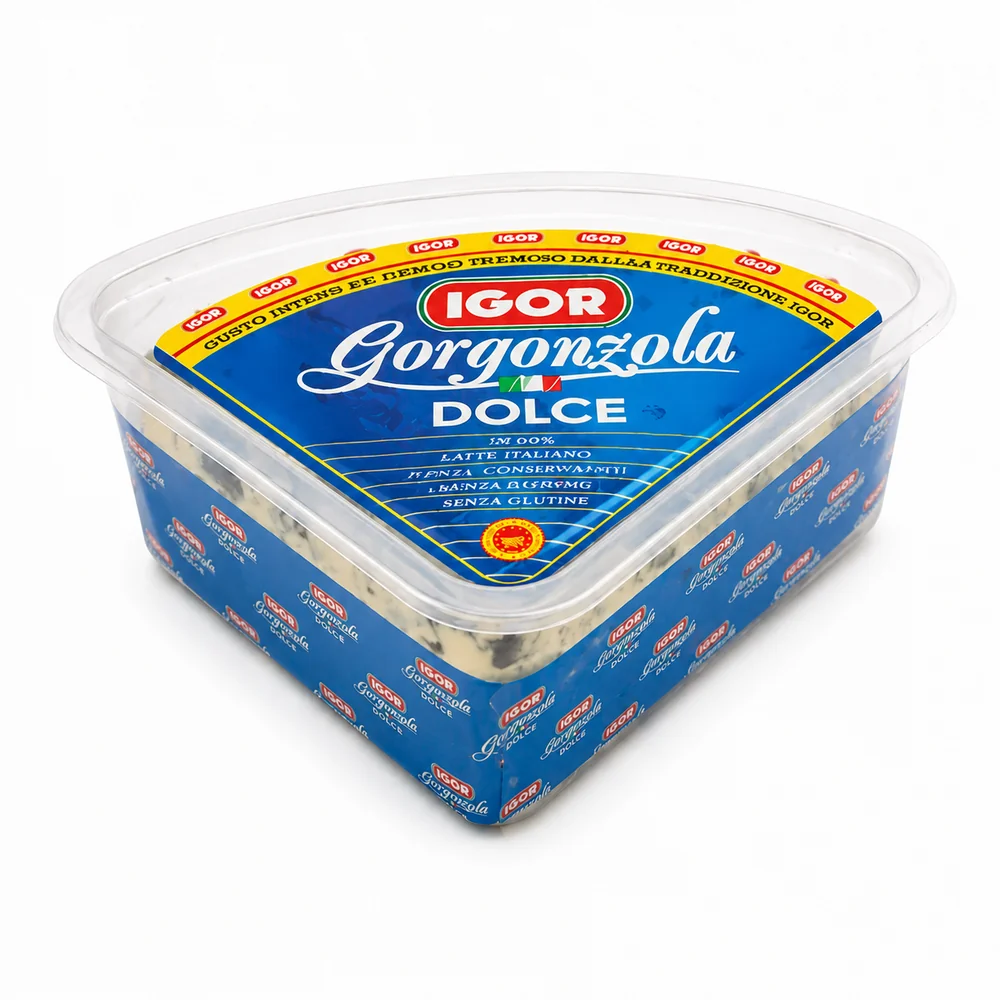 Queijo Gorgonzola Doce Igor Aprox. 1,4Kg