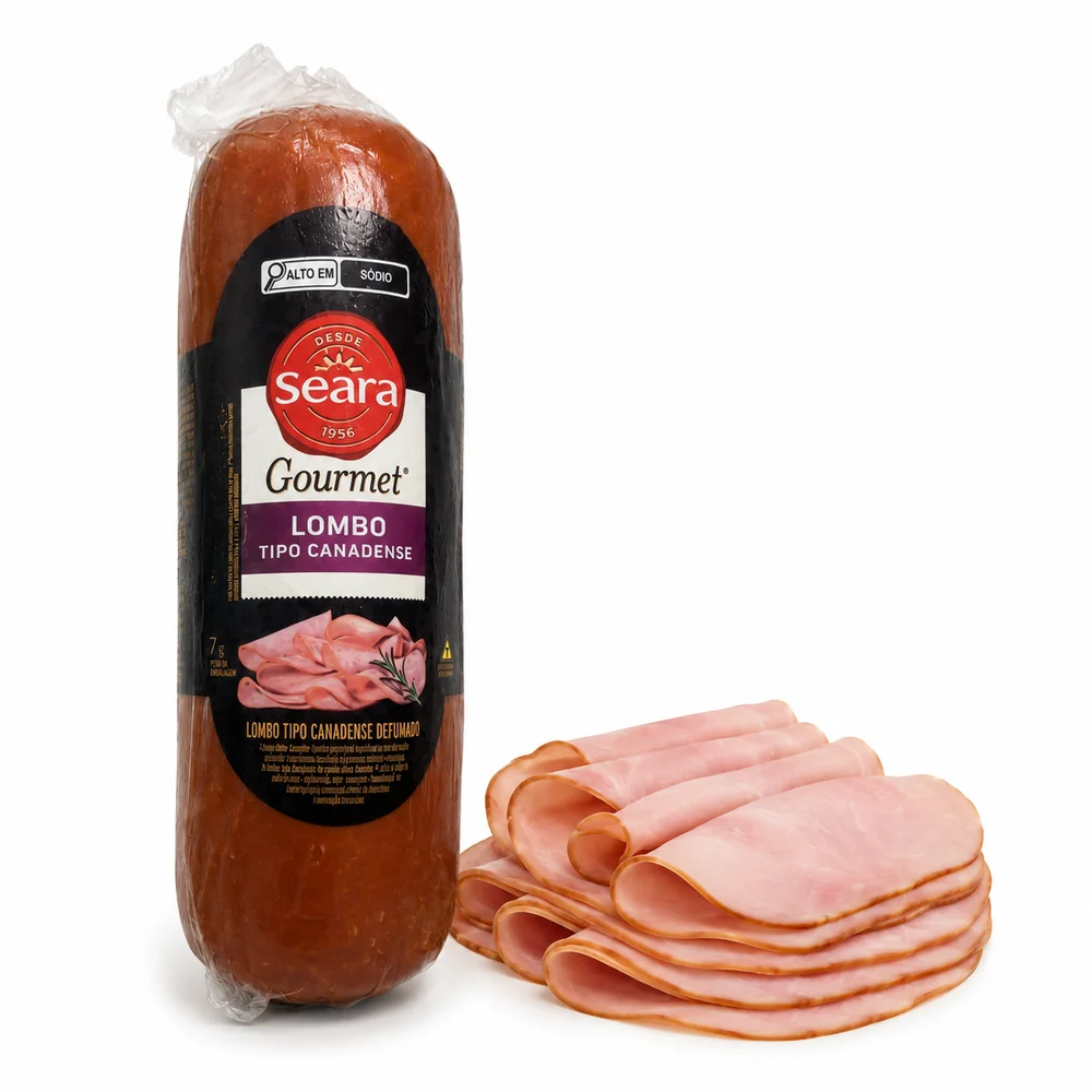 Lombo Tipo Canadense Seara Gourmet PEÇA Aprox. 1,120Kg