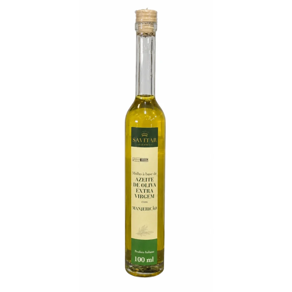 Azeite de Oliva Extra Virgem com Manjericão 100ml