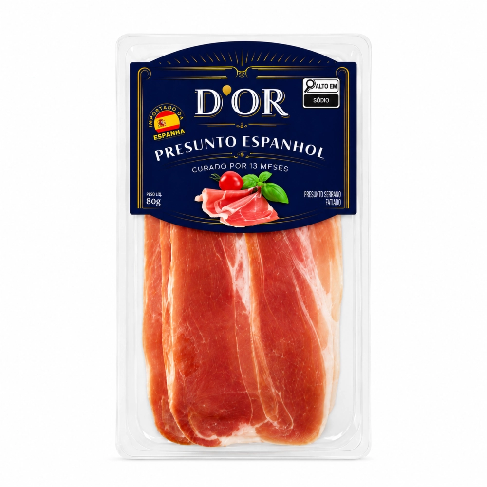 Presunto Serrano Fatiado DOR 80g