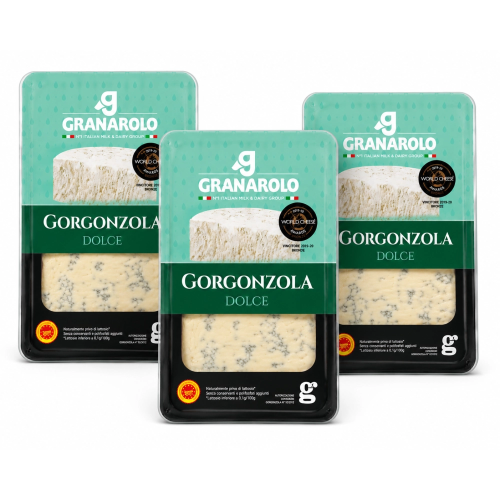Kit com 3 Queijos Gorgonzola Doce GRANAROLO 150g