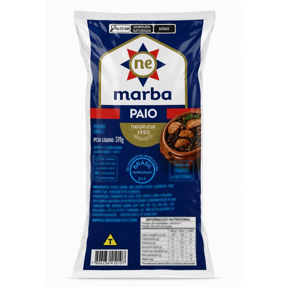 Linguiça Paio Marba 370g