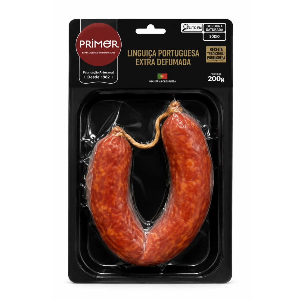 Linguiça Portuguesa Extra Defumada Primor (200g)