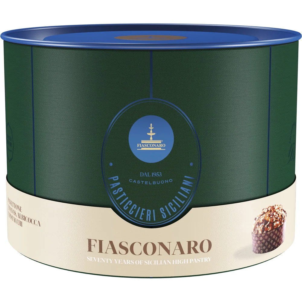 Panetone Abacaxi, Damasco e Pistache Fiasconaro 1kg
