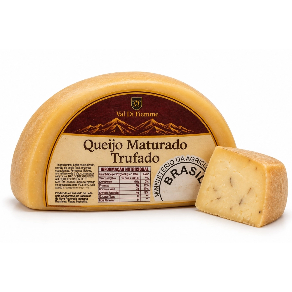 Queijo Gouda Trufado Nacional Val di Fiemme 300g