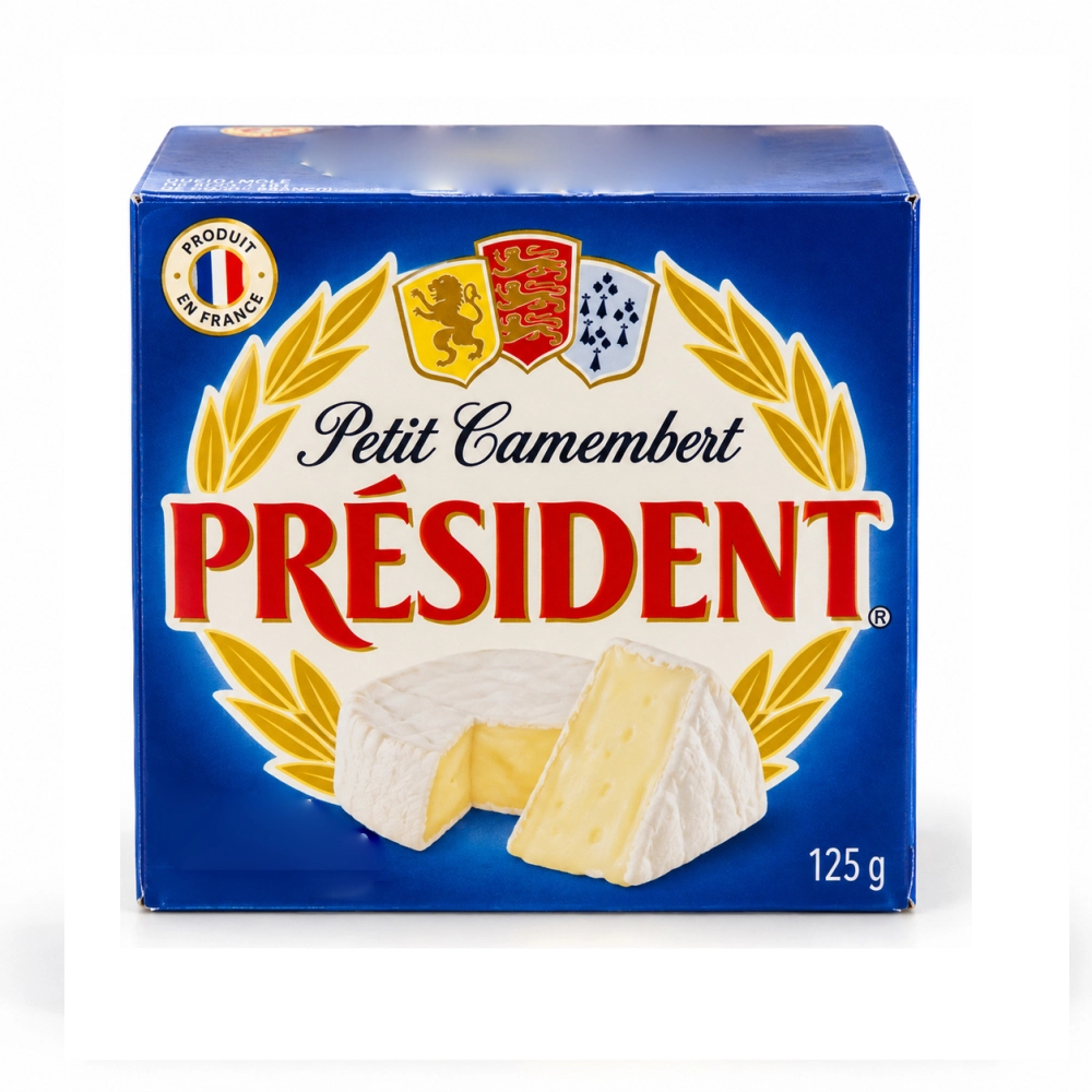 Queijo Petit Camembert President 125g