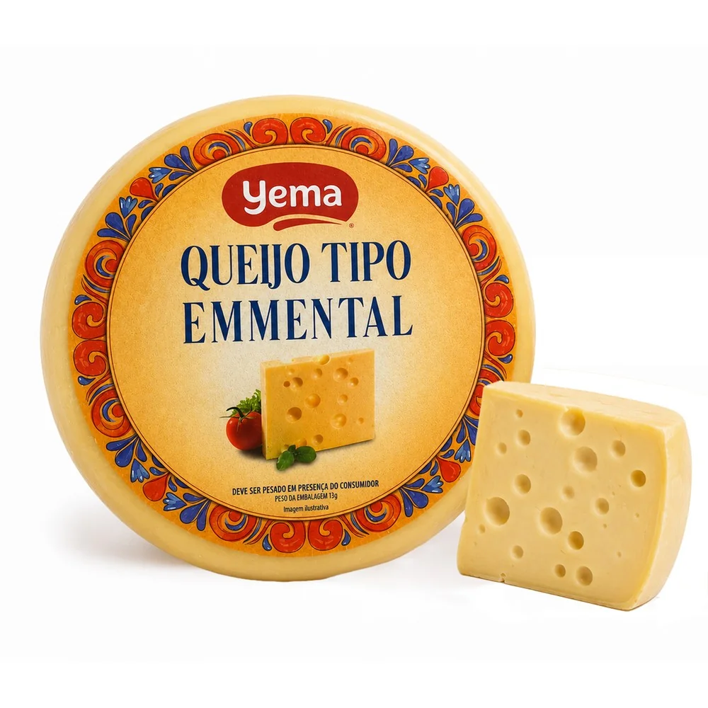 Queijo tipo Emmental Yema 300g