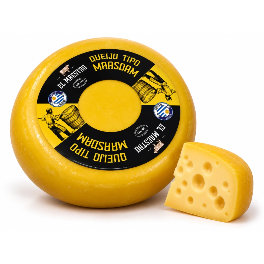 Queijo Tipo Maasdam Uruguaio El Maestro 300g