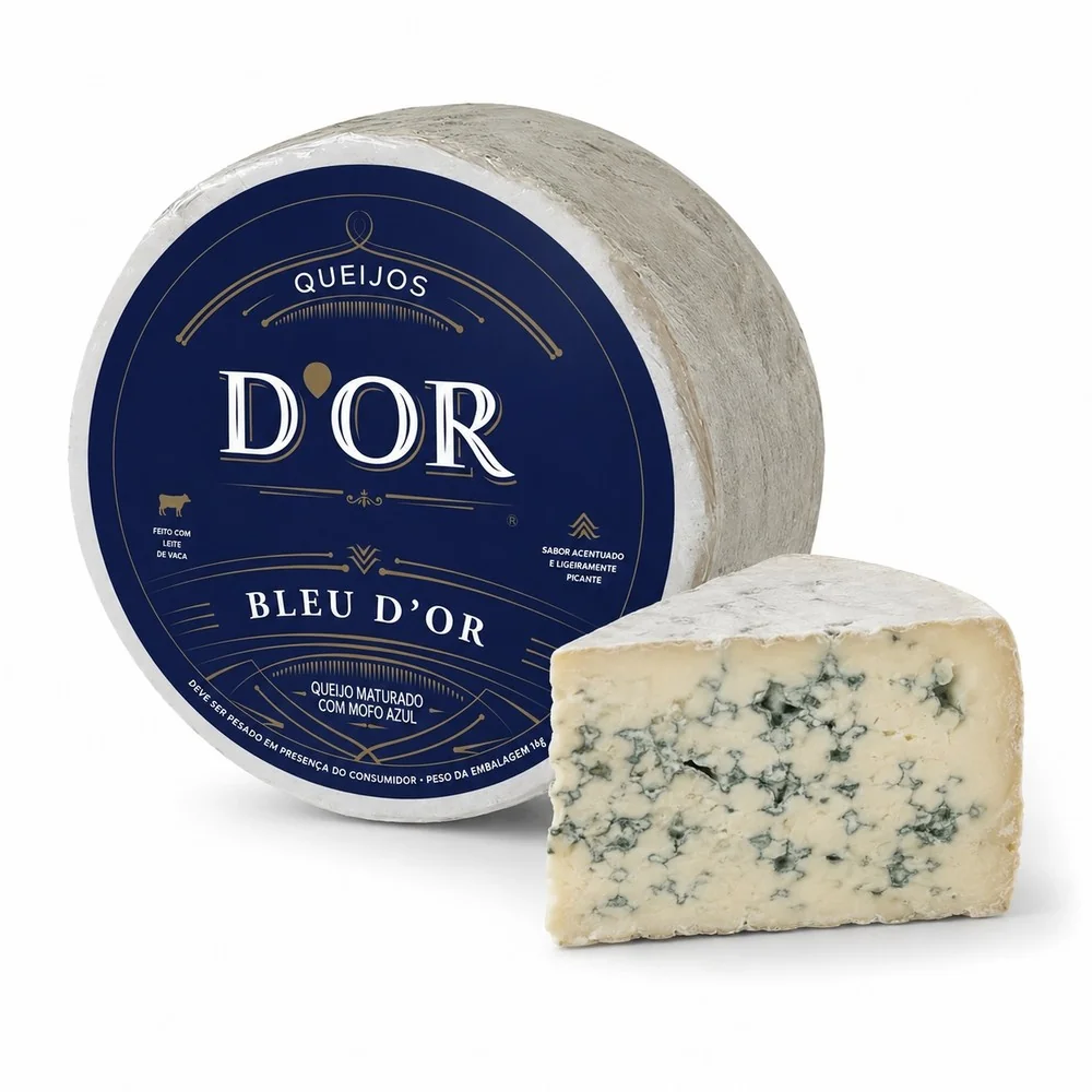 Queijo Gorgonzola D'OR PEDAÇO Aprox. 300g