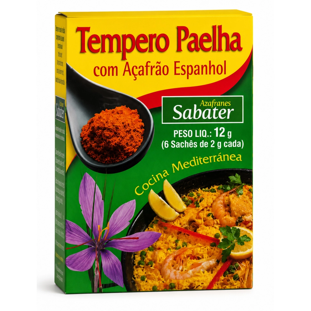 Tempero para Paella Sabater 12g