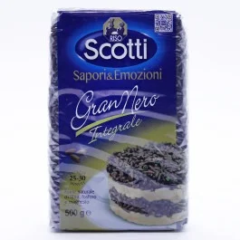 Arroz Negro Integral Riso Scotti (500g)