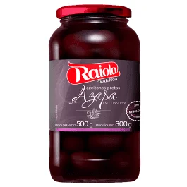 Azeitonas Pretas Azapa Raiola 800g