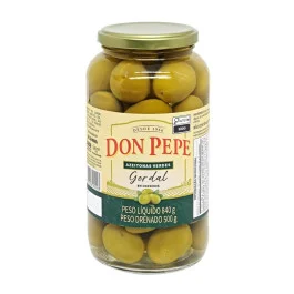 Azeitonas Verdes Gordal Don Pepe 840g