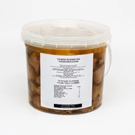 Balde de Corações de Alcachofras Cozidas (2kg)
