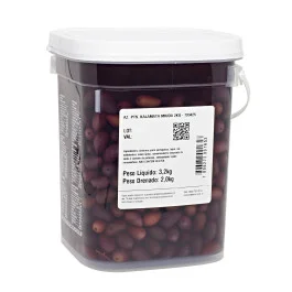 Balde Azeitona Grega Kalamata Miúda em Conserva Vale Fértil 3,2Kg