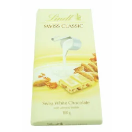 Chocolate Branco com Amêndoa Lindt Swiss Classic 100g