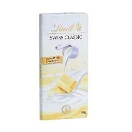 Chocolate Branco ao Leite Lindt Swiss Classic 100g
