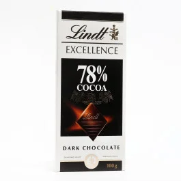 Chocolate Dark Excellence Lindt 78% Cocoa 100g