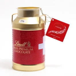 Chocolate Suíço Swiss Premium Lindt Lata (250g)