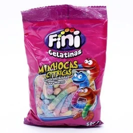 Doce Fini Minhocas Cítricas (100g)