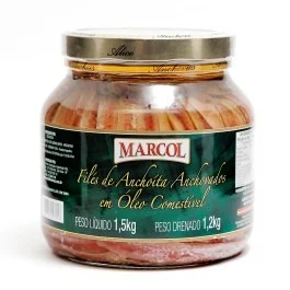 Filé de Anchova Marcol em Óleo Comestível (1,5Kg)