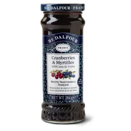Geléia de Cranberry com Mirtilo St. Dalfour (284g)