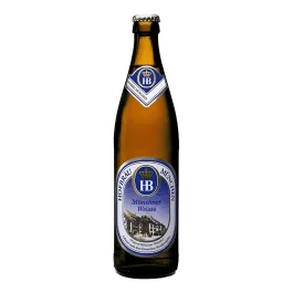 Kit com Cerveja Alemã Hofbrau Munchen + Copo Personalizado Un