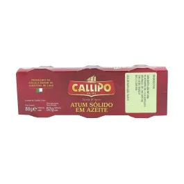 Kit 3 Atum Sólido em Azeite Callipo 80g
