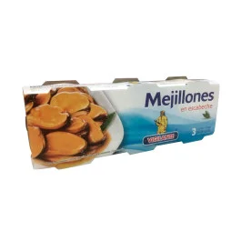 Kit 3 Mexilhões em Escabeche 115g