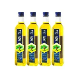 Kit com 4 Azeite Extra Virgem Bom Dia Vidro 500ml