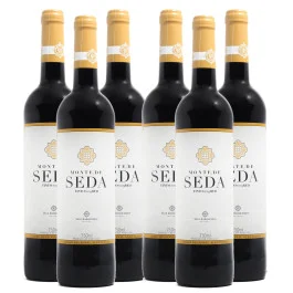 Kit com 6 Vinhos Monte de Seda