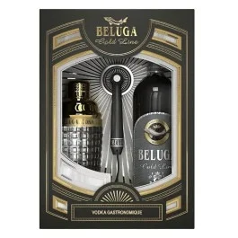 Kit Vodka Beluga Gold Line 700ml + Coqueteleira 