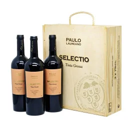 Kit Vinho Paulo Laureano Selectio Tinta Grossa + Abridor Personalizado (un)