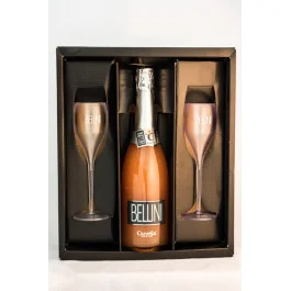 Kit Espumante Bellini + 2 taças exclusivas (UN)