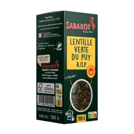 Lentilhas De Puy A.O.P Sabarot 500g