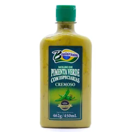 Molho de Pimenta Verde com Especiarias Cremoso Brasileiríssimo 450ml