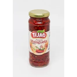 Pimenta Malagueta Vermelha em Conserva Tijão 330g