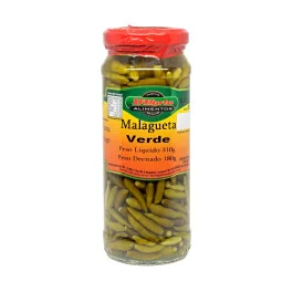 Pimenta Malagueta Verde D'Horta 310g