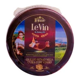 Queijo Minas meia cura com vinho Lejane (peca)