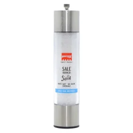 Sal Branco do Mediterrâneo Montosco com Moedor (270g)