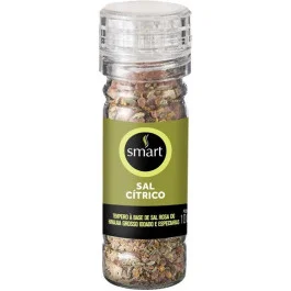 Sal rosa cítrico com moedor Smart (84g)