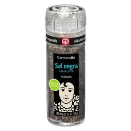 Sal Negro Do Himalaia Com Moedor Carmencita 100g