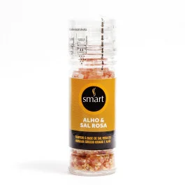 Tempero Smart Alho E Sal Rosa Com Moedor (80g)