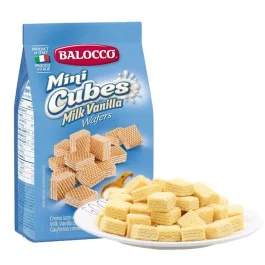 Wafers com Baunilha Balocco (125g)