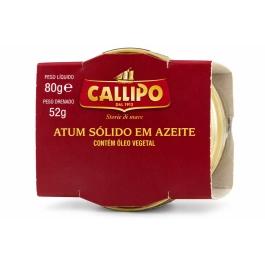 Atum Sólido em Azeite Callipo VIDRO 80g