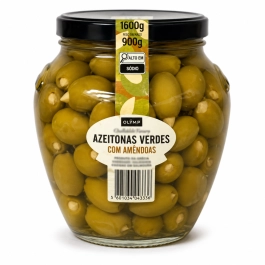 Azeitona Verde Recheada de Amêndoas Olymp 1,6Kg