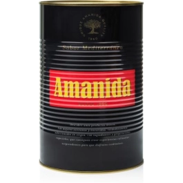 Azeitonas Pretas Temperadas Amanida 4Kg