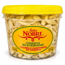 Balde de Champignon Fatiado em Conserva 2,2Kg