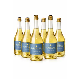 Kit com 6 Espumantes Paparazzi Extra Brut 750ml